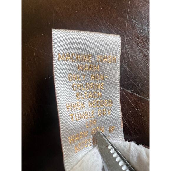 White And Brown Polka Dot Double Lined Mini Skirt With Ruffles Size 4 - Picture 4 of 4